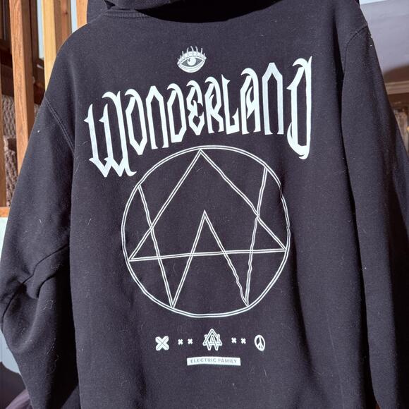 Electric Family Alison Wonderland Black Hoodie Size Small - Picture 4 of 5